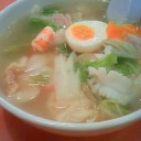【昼食】五目ワンタン麺