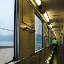 寝台列車の朝