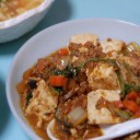 野菜たっぷりの麻婆豆腐