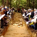 湊茶臼山古墳見学