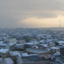 明石海峡の冬景色