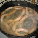 ソーセージ　食べると作る　大違い　予想以上に　肉体労働　“ポークビッツ万歳！”　の巻