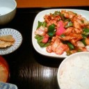 【昼食】鶏肉の四川炒め