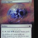 拡張アート《ディミーアの印鑑/Dimir Signet(RAV)