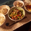 具だくさん酢豚に卯の花♪甘酢餡の蟹玉♪♪れんこんのお惣菜♪☆