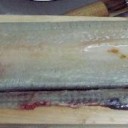 うなぎを捌く。