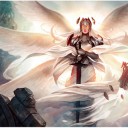 【ZEN】　プレイマットアート画像　Angel＆Lotus