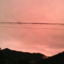 夕空の朱