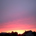 夕焼け～。