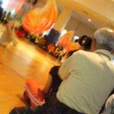 ジムの発表会へ。