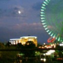 昨日は満月