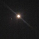 昨夜の月