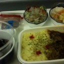 機内で初写真