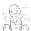 得意の絵を描いてあげる