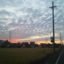 秋の夕暮れ