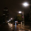 夜中の雨