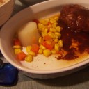 ◇◆◇◆◇ 朝からじゅわじゅわ♪ハンバーグ定食 ◇◆◇◆◇