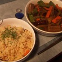 ◆◇♪◇◆　§朝食は♪マーボー茄子・お澄まし・混ぜごはん§　◆◇♪◇◆
