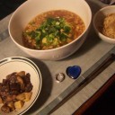 ＆％＆％＆　こってりの♪　炭火焼のお肉と筍、メンマのお惣菜、醤油とんこつラーメン ＆％＆％＆