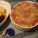 ＊☆＊☆＊　うまうまやろ、これは！ハンバーグにたらこのクリームグラタン♪　＊☆＊☆＊