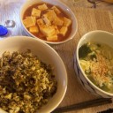 ☆★☆ Ф＆ф ☆★☆　♪麻婆豆腐に高菜ごはん♪ ☆★☆ Ф＆ф ☆★☆