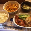 ¤﹏¤  　むしゃむしゃ中華定食♪麻婆たけのこ春雨・卵スープにしっとり鴨肉・焼きビーフン♪ 　 ¤﹏¤