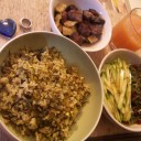 §高菜炒飯高菜炒飯§　♪海藻サラダ＆豚と筍の炭火焼＆ピンクグレープフルーツジュース♪　§高菜炒飯高菜炒飯§