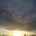 和賀とあさみと夕日