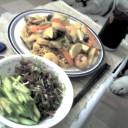 ¸„ º¤ø„¸„¸¨°º¤ø„　♪♪♪　具だくさんかた焼きそばに海草サラダ ♪♪♪　¸¸„ º¤ø„¸„¸¨°º¤ø„
