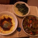 ☆§☆Фф☆§☆ ♪かに玉、春雨スープにお野菜麻婆そうめん♪ ☆§☆Фф☆§☆