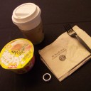 ☆ミ　§Фф§　☆ミ　学会お部屋朝食♪ラザニア・緑のたぬき・博多とんこつのミニカップ♪　☆ミ　§Фф§　☆ミ