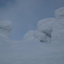 【スノボ】樹氷の群の中で