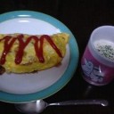 でみぐらすおむらいすとじゃがすーぷ