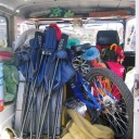 ジープは働く自動車です　“へたれ号でCYOKUと逝く片道６時間のへっぴり腰の民族大移動”　の巻