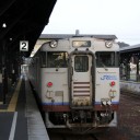 津山到着
