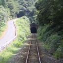 山奥の鉄路