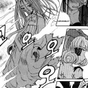 牙をむく氷狐竜