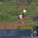 投てきスキルを上げているよ。