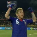 日本先制！！本田のフリーキック！！！！！