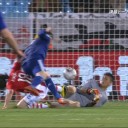 延長前半終了0-0
