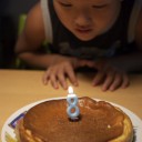 チーズケーキとグリーンカーテン