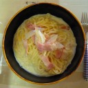 今日のランチ　クリームパスタ