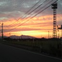 夕暮れ