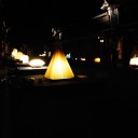 あかり、アート  worm lantern