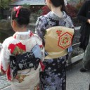 竹林の道と月の庭