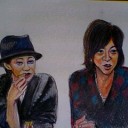木村さんの隣で