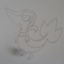 ツタージャを描いてみた