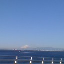 アクアラインから富士山