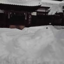 とんでもない大雪の中