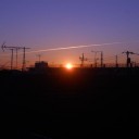 明けましておめでとうございますの夜明け。